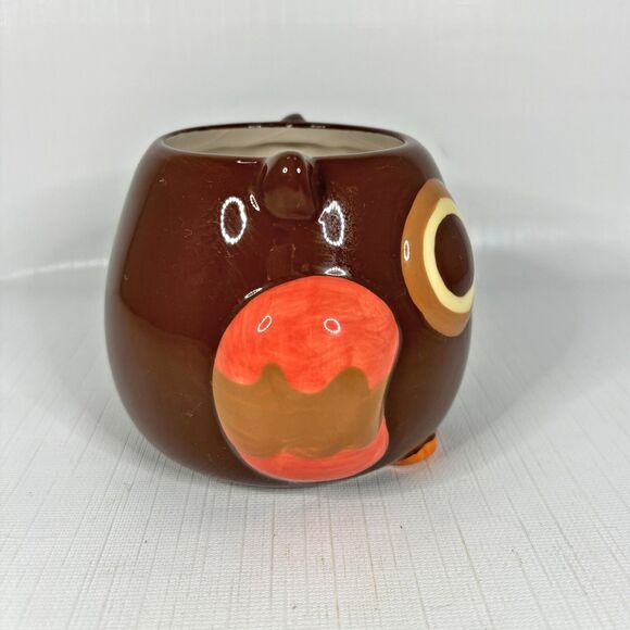 Mesa Home 3D Owl Mug Coffee Tea Ceramic Hand Painted Birdie Retro Replacement - Picture 2 of 6